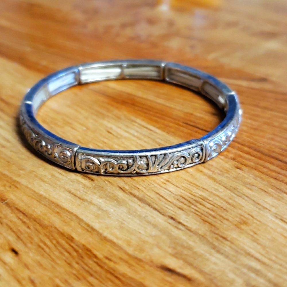 Silver plated Stretchy Bracelet
